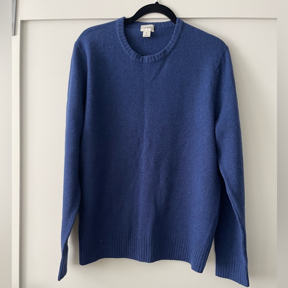 Club monaco 100% wool blue sweater